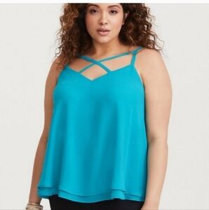 Like new Torrid 3 strappy double layer cami